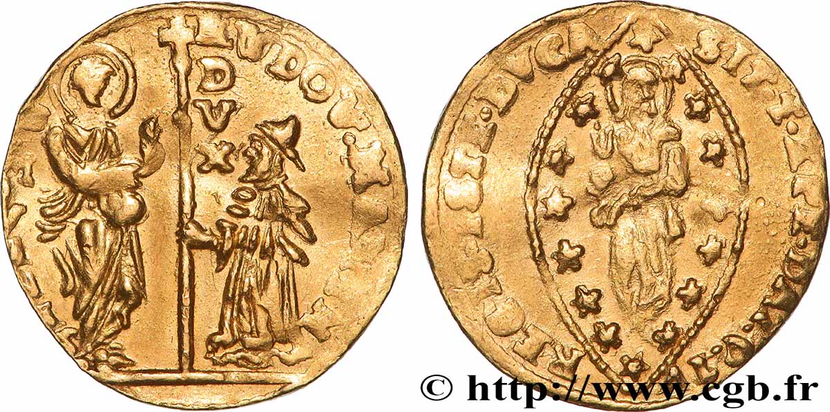 ITALY - VENICE - LUDOVICO MANIN (120th doge) Zecchino (Sequin) n.d. Venise AU