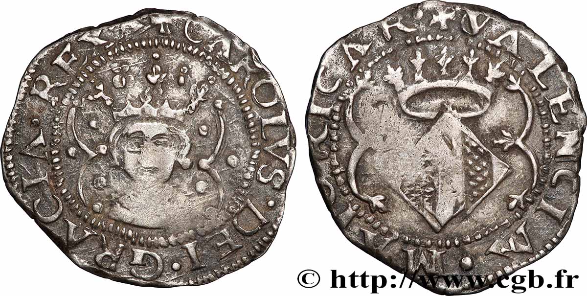 SPAIN - VALENCIA 1 Real Charles Ier (1516-1556) Valence VF