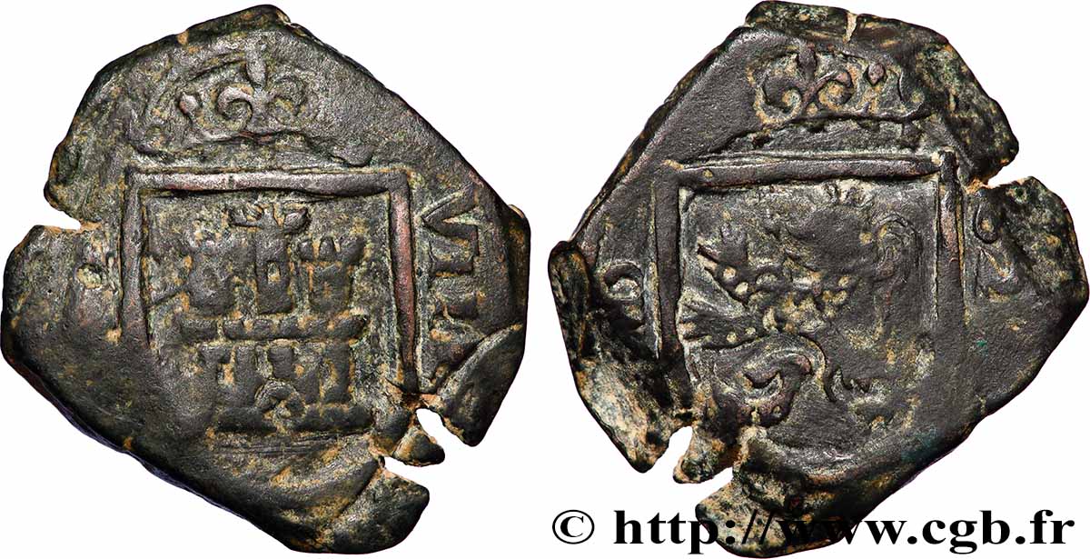 ESPAGNE - ROYAUME D ESPAGNE - PHILIPPE IV 8 Maravedis 1623 Ségovie TB