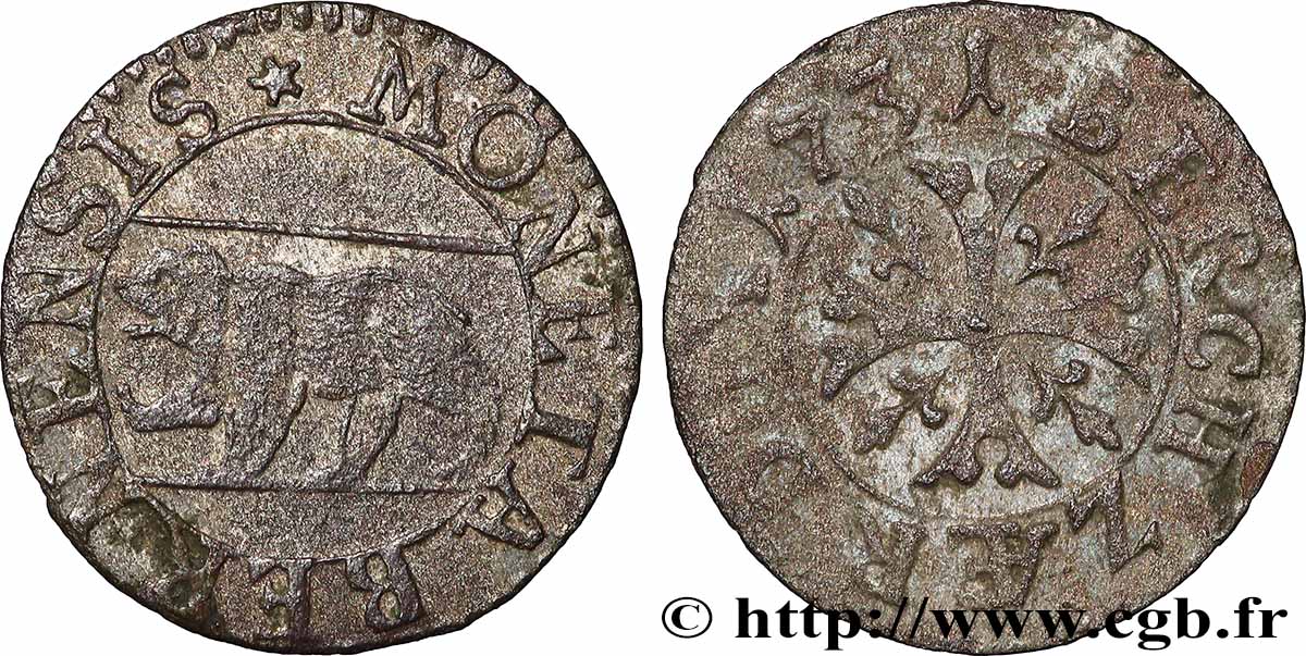 SUISSE - CANTON DE BERNE 1/2 Kreuzer (Vierer) 1731 TB+