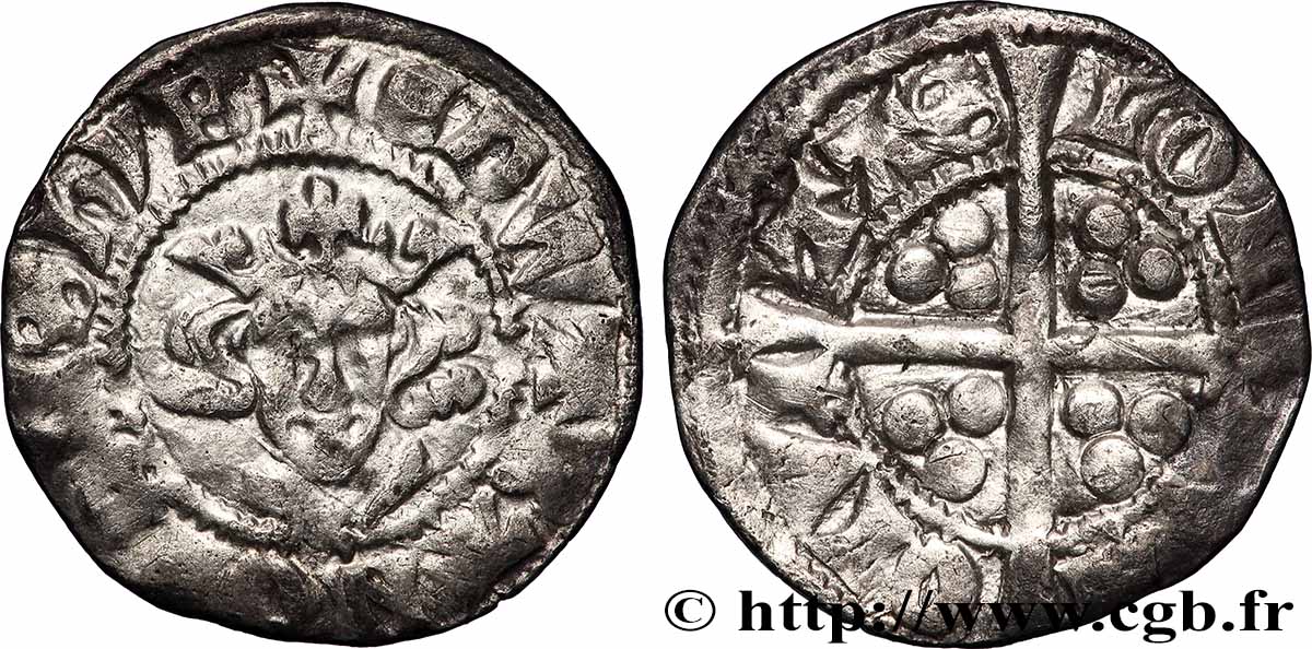 ENGLAND - KINGDOM OF ENGLAND - EDWARD I Penny s.m. Londres XF
