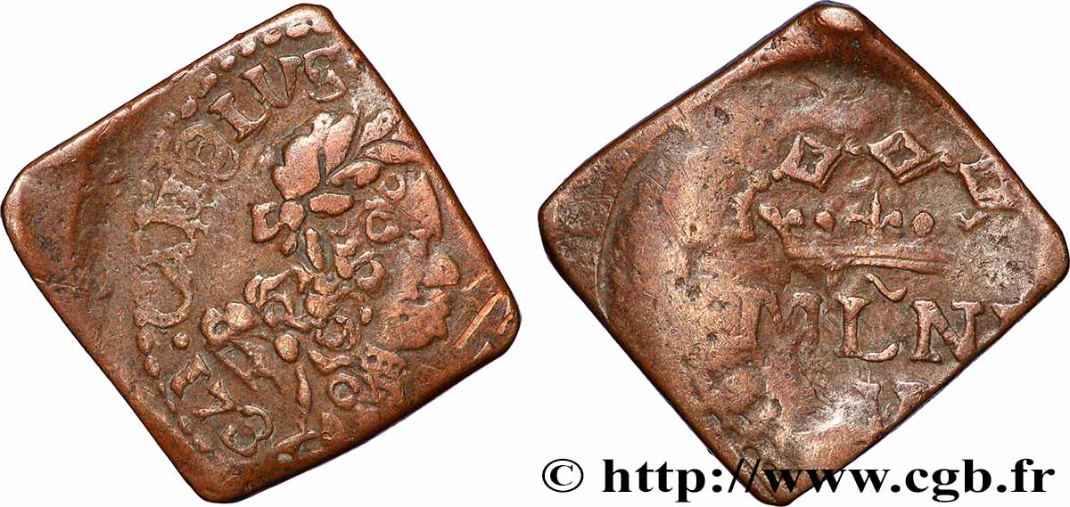 ITALIE - LOMBARDIE 1 Quattrino Lombardie Charles III 1736 Milan TB+