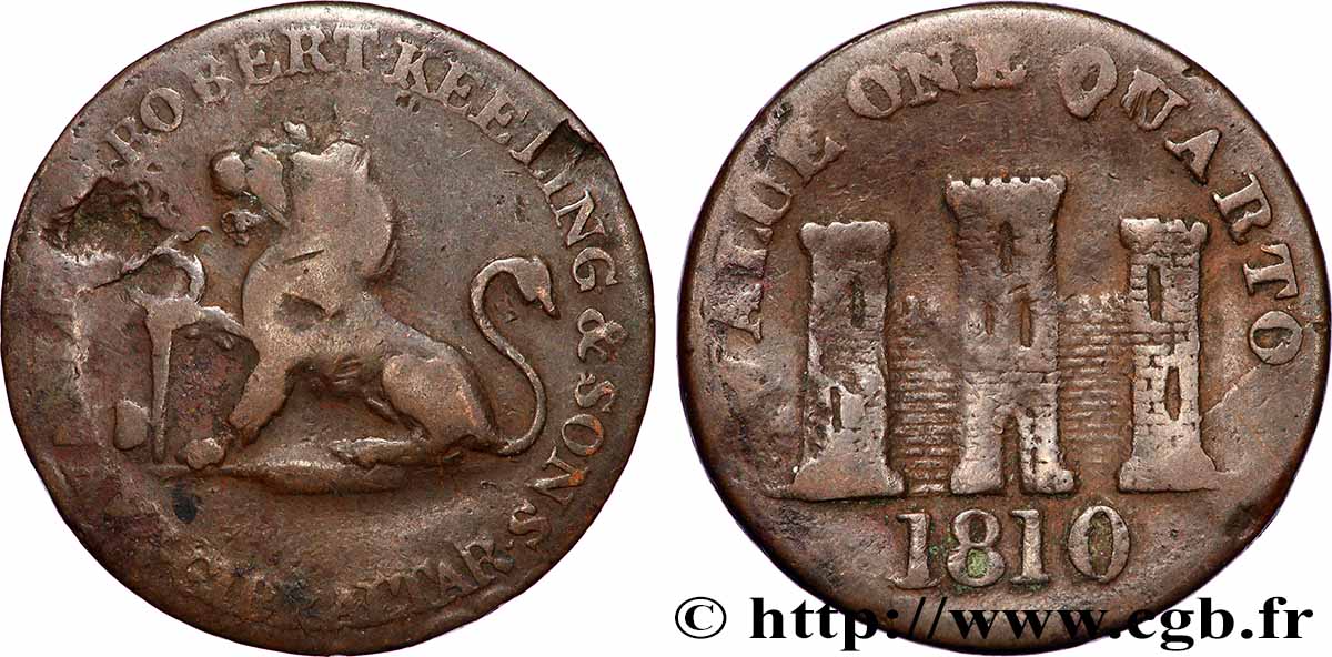 GIBRALTAR 1 Quarto 1810 F