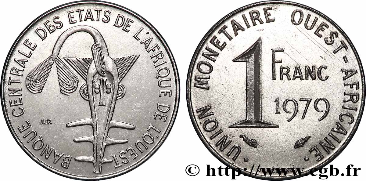 WEST AFRICAN STATES (BCEAO) 1 Franc BCEAO 1979 Paris AU