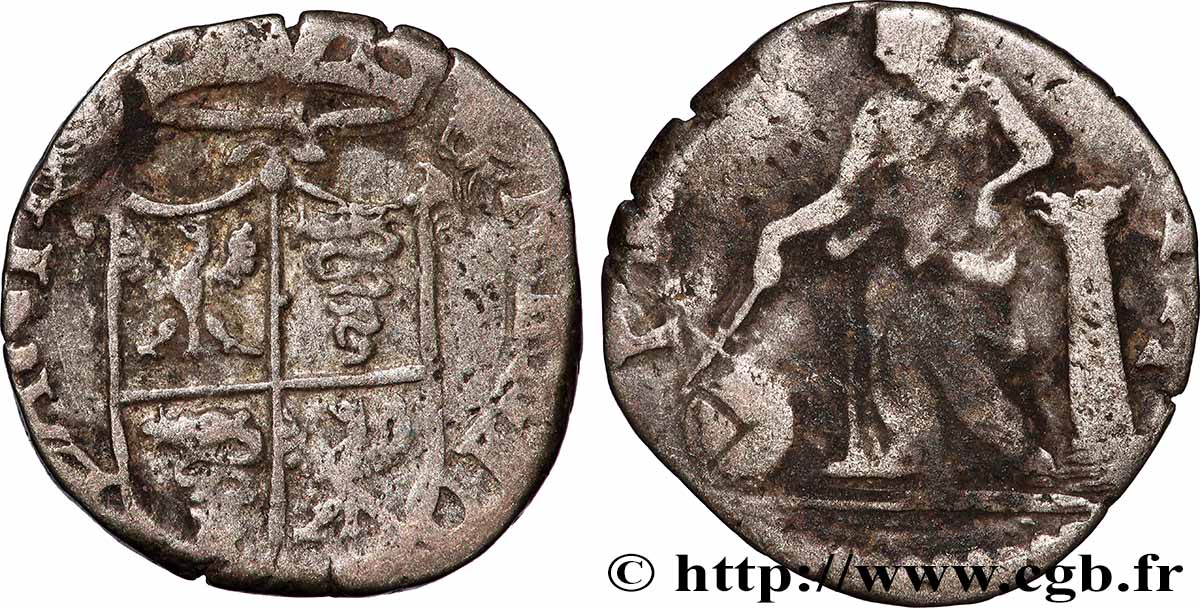 ITALIEN - HERZOGTUM MILAND - PHILIPP II. VON SPANIEN Parpagliola n.d. Milan fS