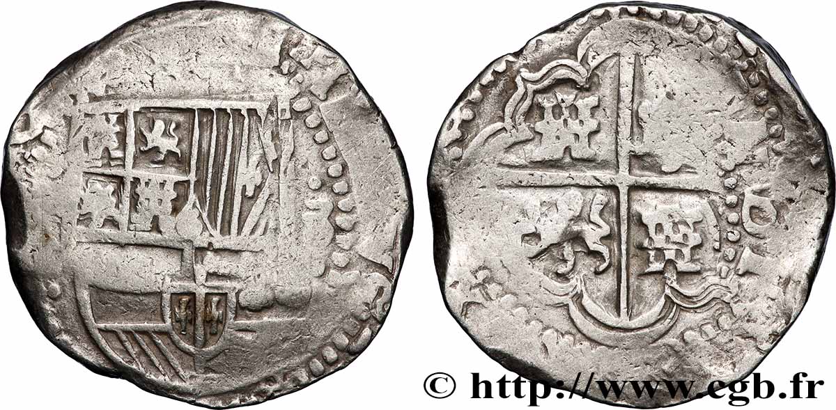 AMÉRIQUE ESPAGNOLE - ROYAUME D ESPAGNE - PHILIPPE III 8 Reales n.d. Potosi TB+