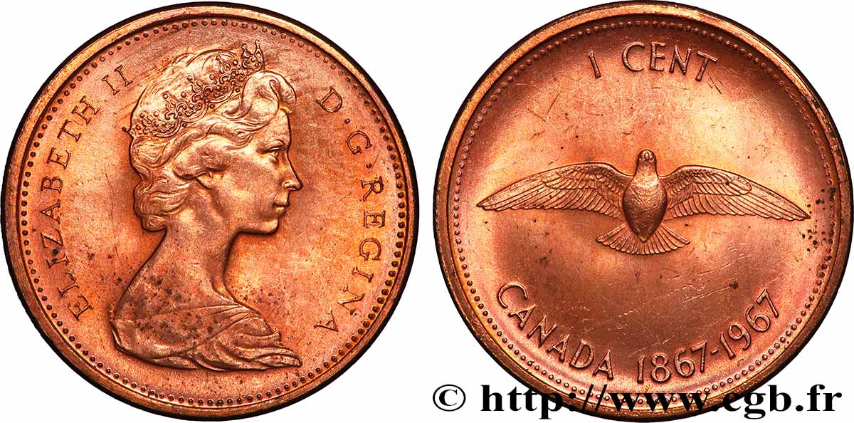 CANADA 1 Cent centenaire de la Confédération 1967 Ottawa MS
