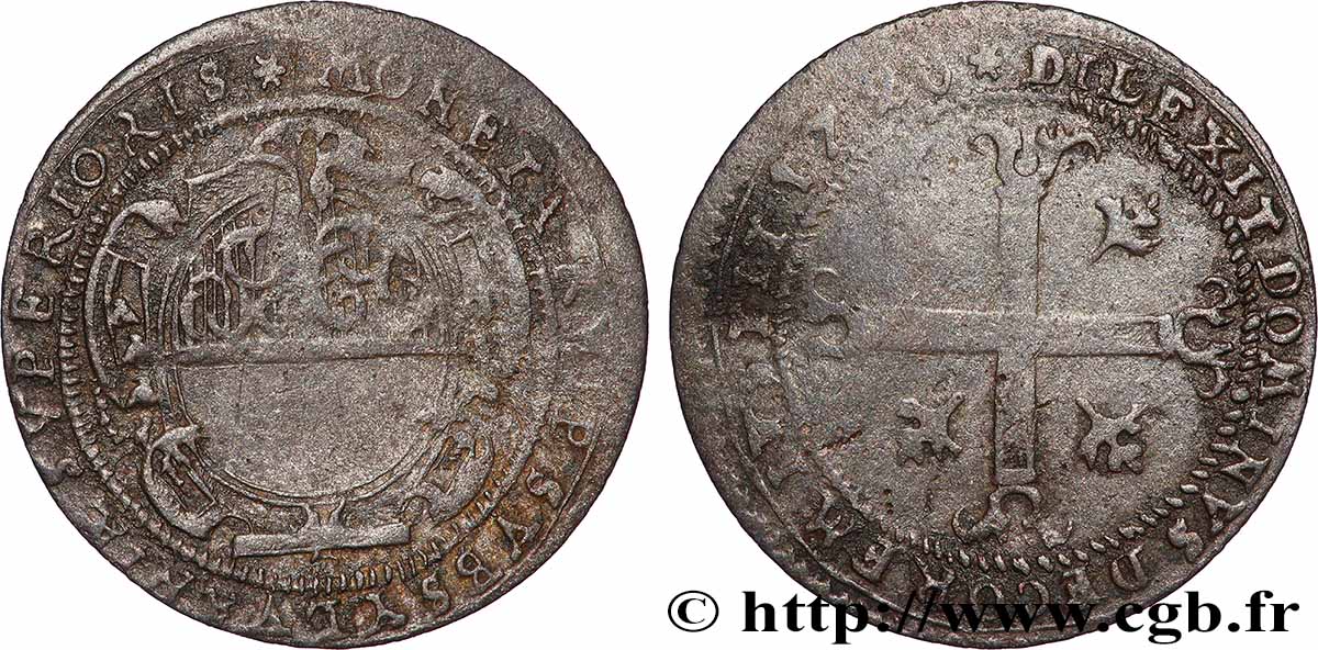 SWITZERLAND - CANTON OF OBWALDEN 1/2 Batzen 1726 VF