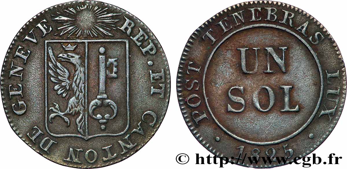 SWITZERLAND - REPUBLIC OF GENEVA 1 Sol 1825 AU