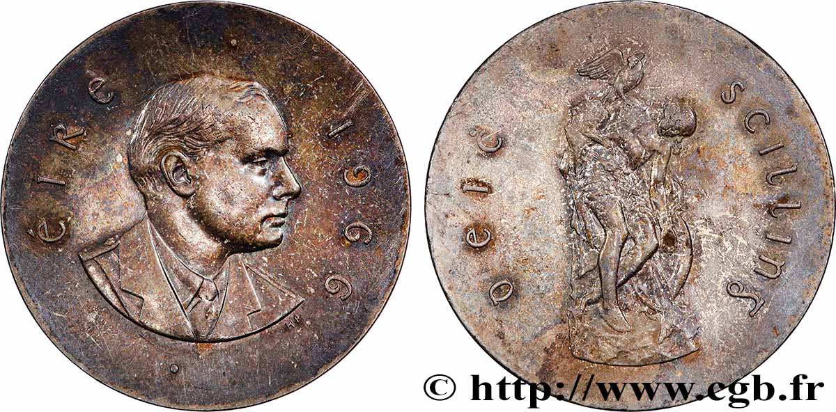 IRELAND REPUBLIC 10 Shilling 50e anniversaire du soulèvement de Pâques 1916 1966 AU