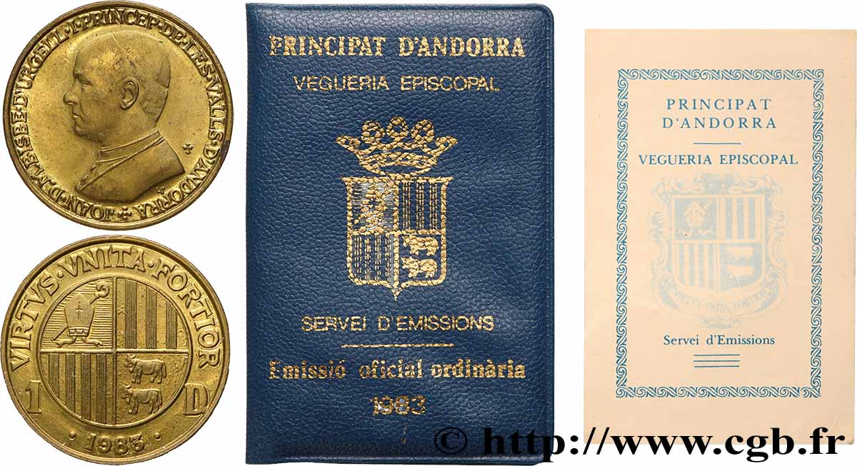 ANDORRA (PRINCIPALITY) 1 Diner 1983 MS