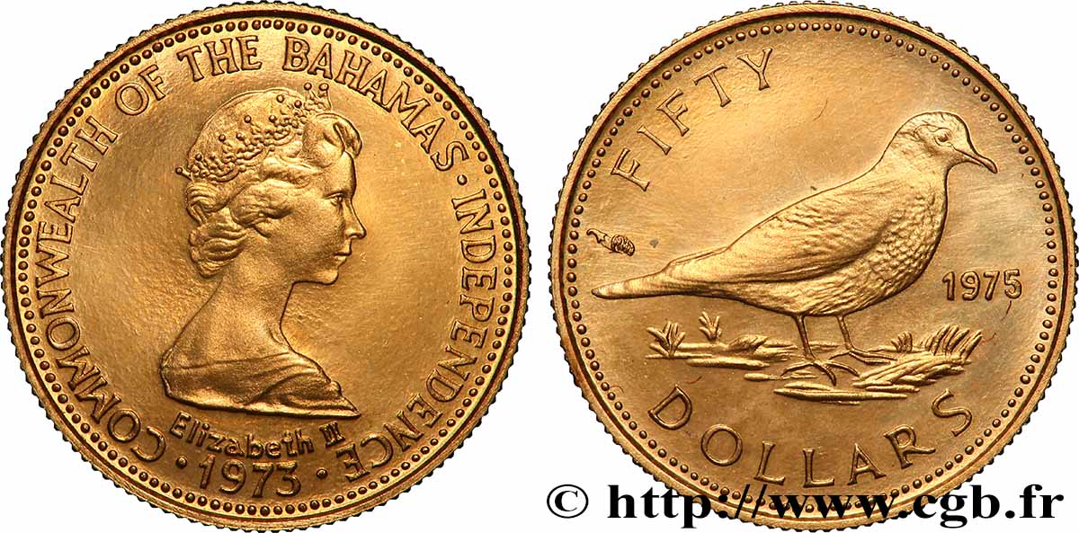 BAHAMAS 50 Dollars 1975 MS
