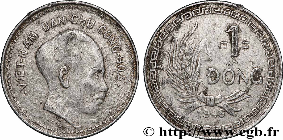 VIET NAM 1 Dong Ho Chi Minh 1946 TB