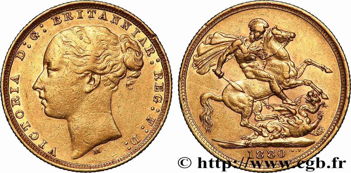 GOLD, PALLADIUM & PLATINUM INVESTMENT 1 Souverain Victoria 1880 Londres AU