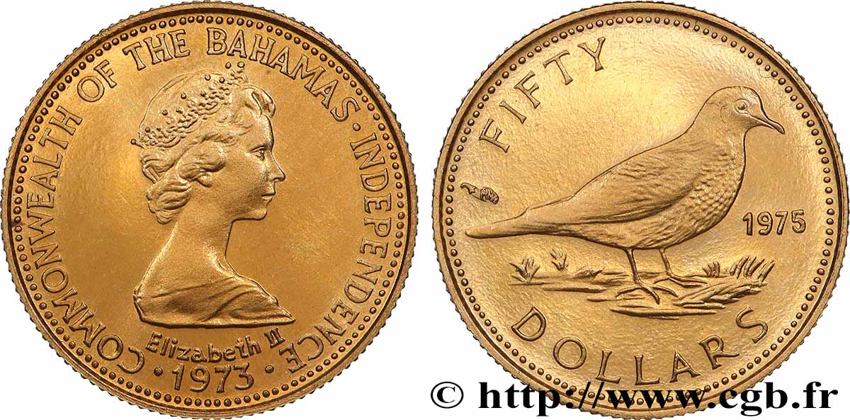 BAHAMAS 50 Dollars 1975 MS