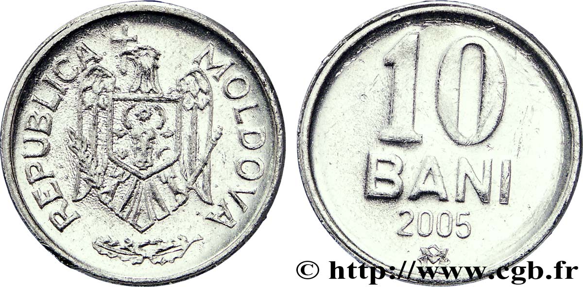 MOLDAVIE 10 Bani 2005  SPL 
