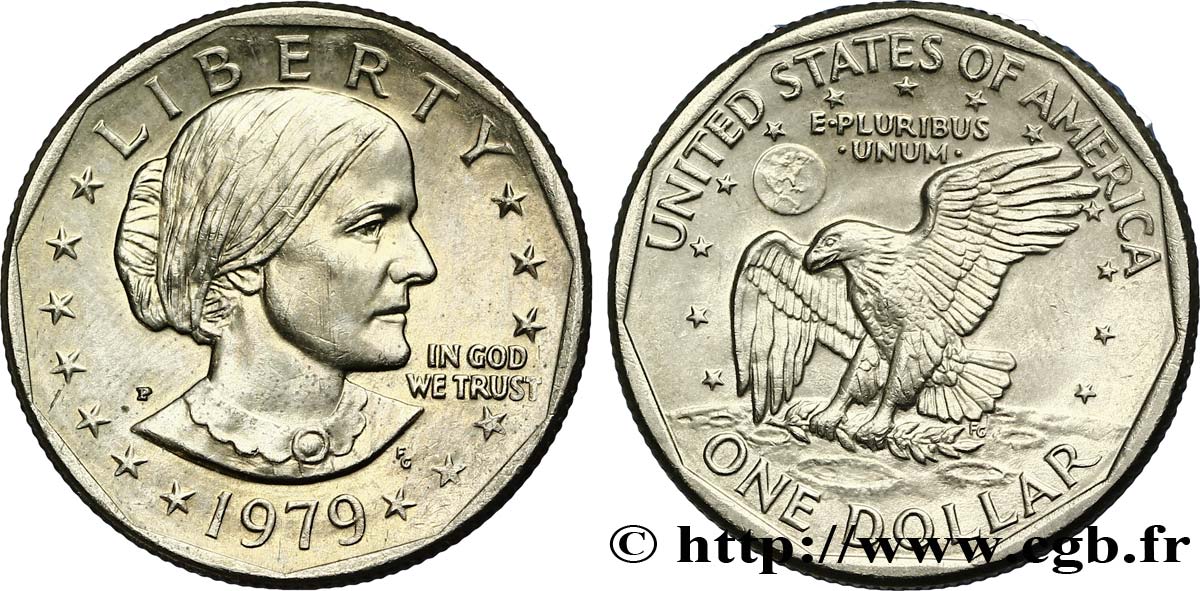 STATI UNITI D AMERICA 1 Dollar Susan B. Anthony  1979 Philadelphie - P SPL 