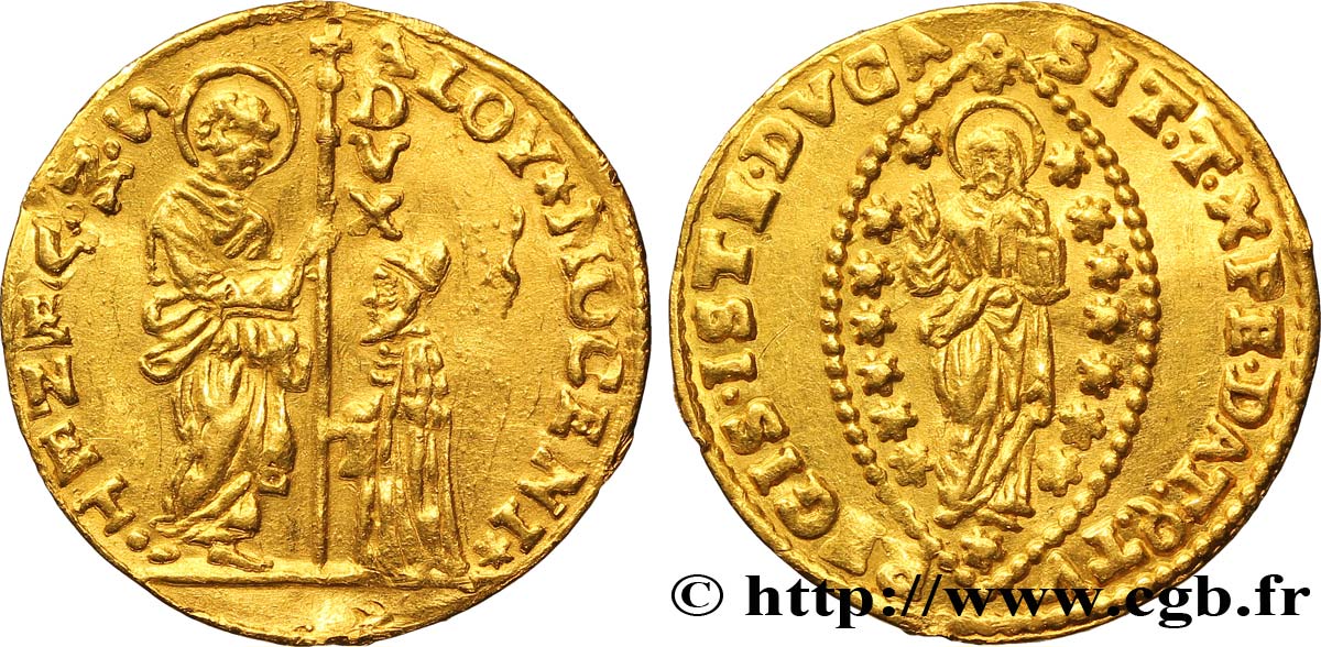 ITALIE - VENISE - ALVISE III MOCENIGO (112e doge) 1 Zecchino (Sequin) n.d. Venise TTB+/SUP 