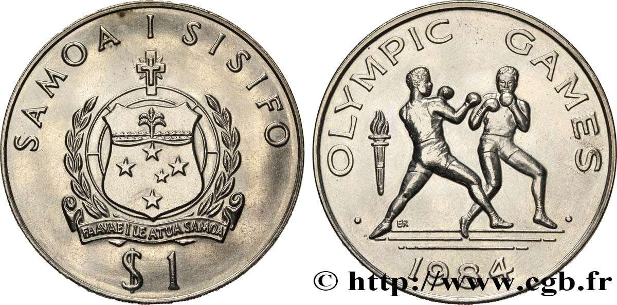 SAMOA Ouest 1 Tala Jeux du Commonwealth - Javelot 1984  SUP 