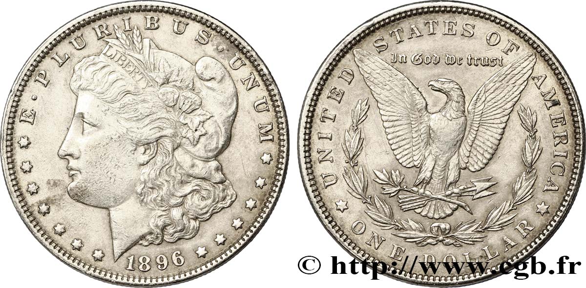 UNITED STATES OF AMERICA 1 Dollar type Morgan 1896 Philadelphie XF 