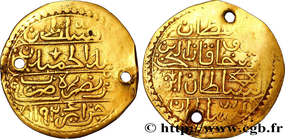 ALGÉRIE 1 Sultani Abdul Hamid I AH 1192 1778  B+ 