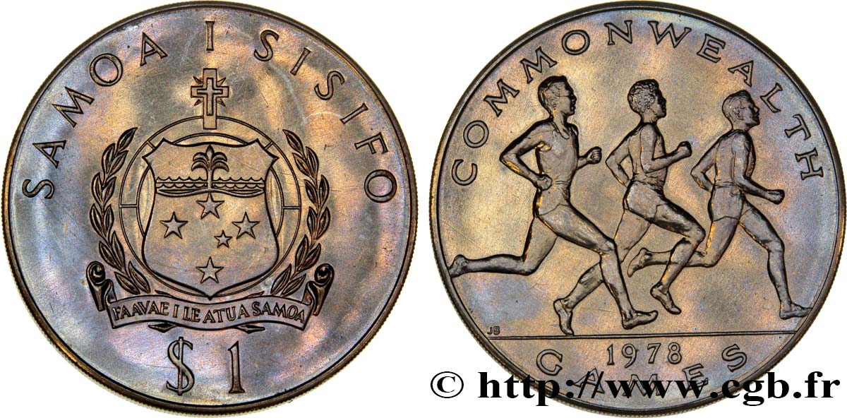 SAMOA Ouest 1 Tala XIe Jeux du Commonweath : course à pieds 1978  SPL 