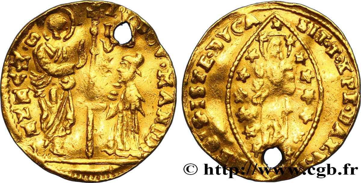 ITALY - VENICE - LUDOVICO MANIN (120th doge) Sequin n.d. Venise XF 