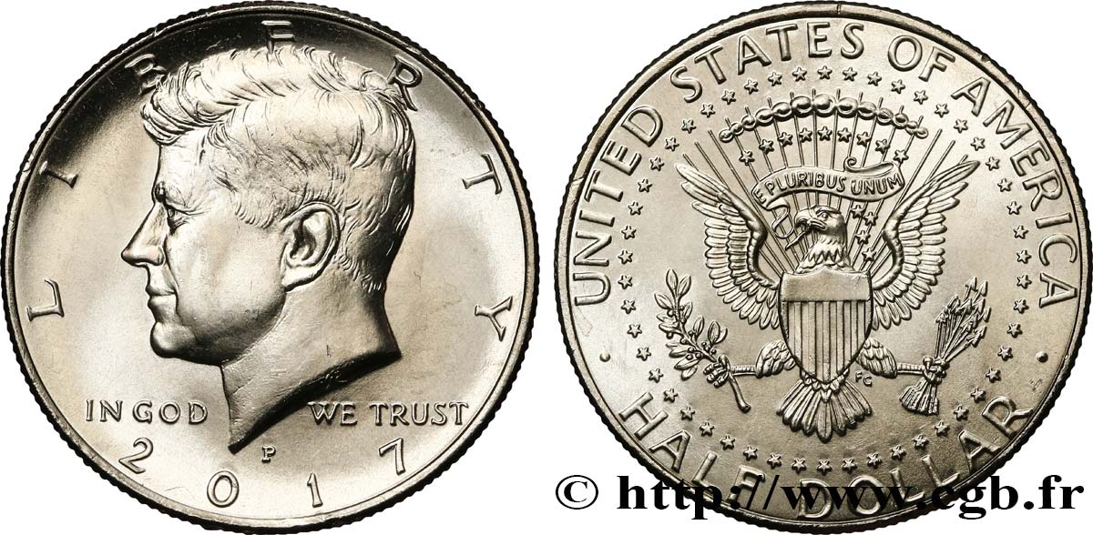 UNITED STATES OF AMERICA 1/2 Dollar Kennedy 2017 Philadelphie - P MS 