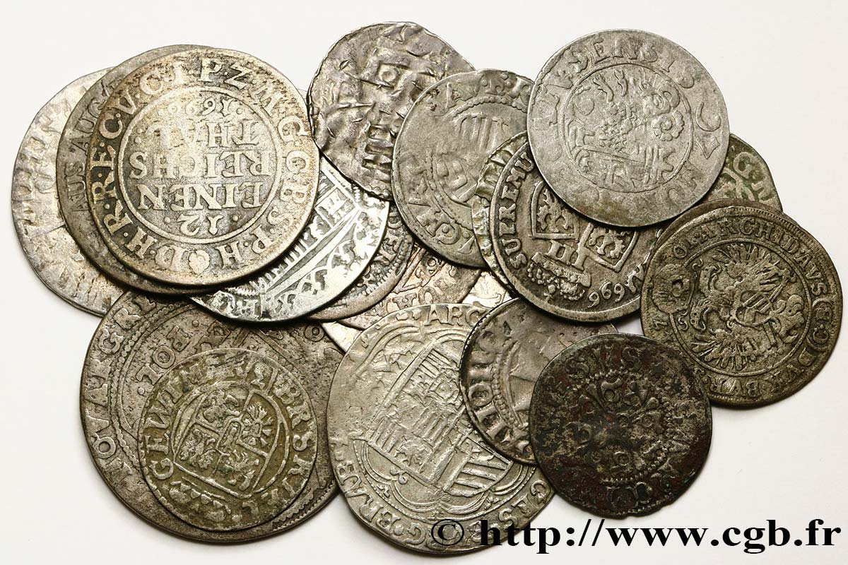 WORLD COINS LOTS Lot de 20 Monnaies étrangères argent et billon n.d  VF 
