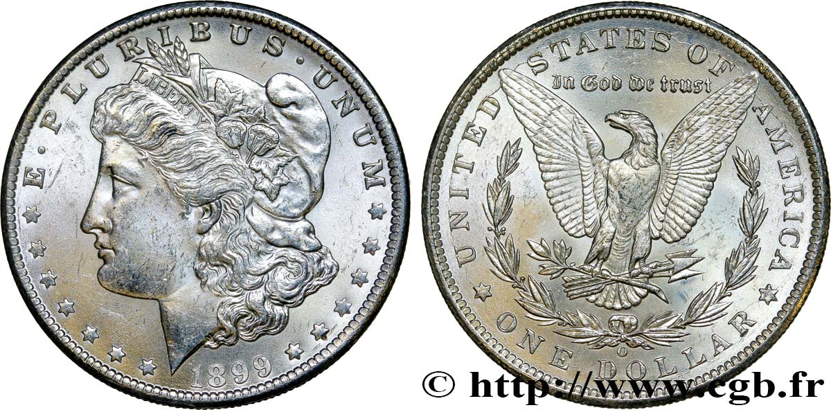 ÉTATS-UNIS D AMÉRIQUE 1 Dollar Morgan 1899 Nouvelle-Orléans SPL 
