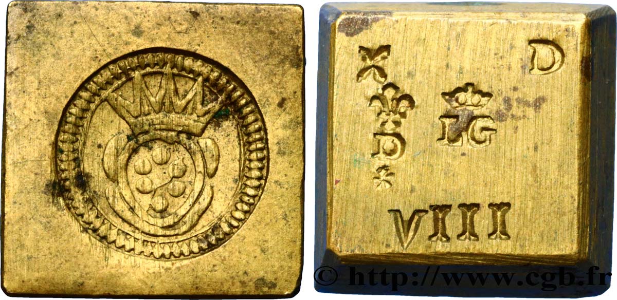 ITALIE - POIDS MONÉTAIRE Poids monétaire pour la double pistole de Florence n.d. TTB+