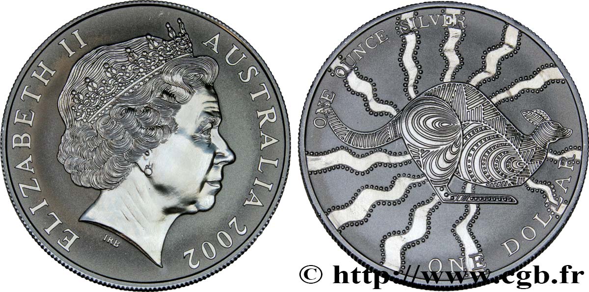 AUSTRALIE 1 Dollar Kangourou 2002  SPL 