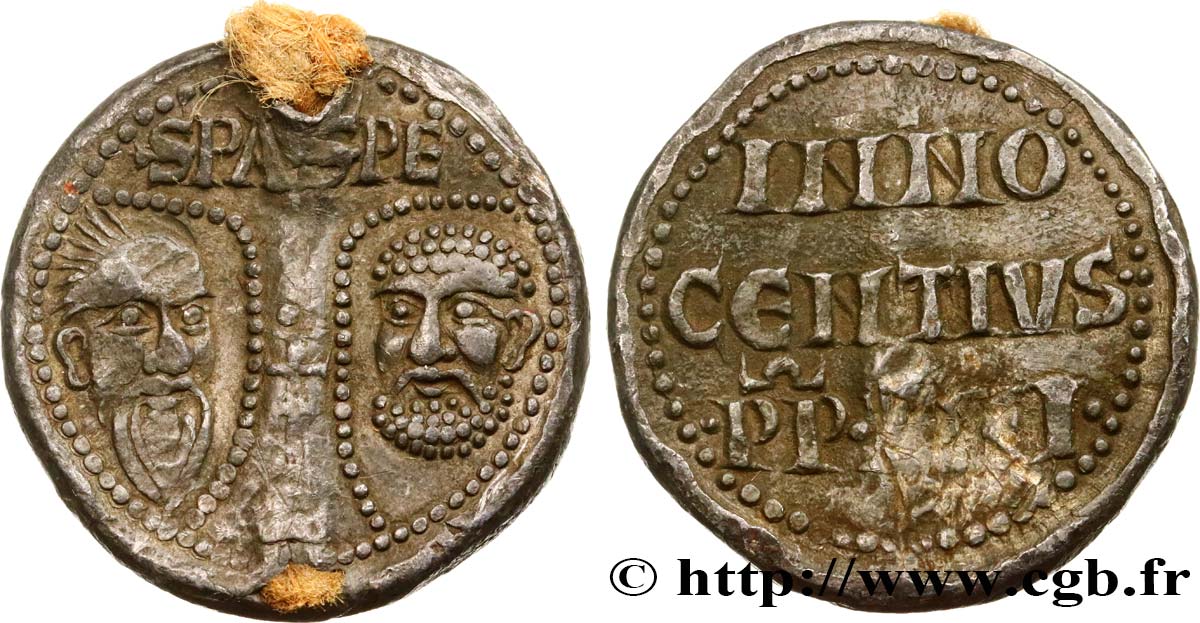 PAPAL STATES - INNOCENT IV (Sinibaldo de Fieschi) Bulle n.d. Rome AU 