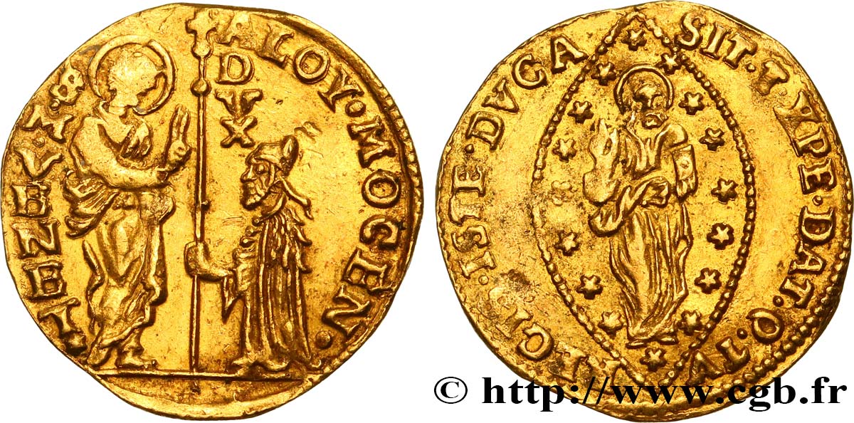 ITALIEN - VENEDIG - ALVISE MOCENIGO  I. (85. Doge) Zecchino (Sequin) n.d. Venise fVZ 