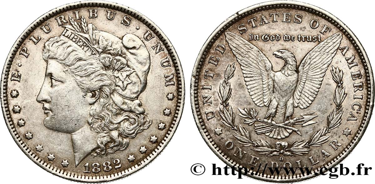 UNITED STATES OF AMERICA 1 Dollar Morgan 1882 Nouvelle-Orléans AU 