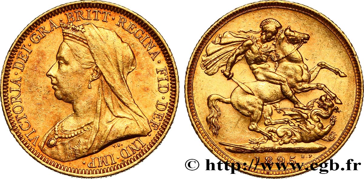 ORO, PALADIO Y PLATINO INVERSIÓN 1 Souverain Victoria “Old Head” 1895 Melbourne MBC+/EBC