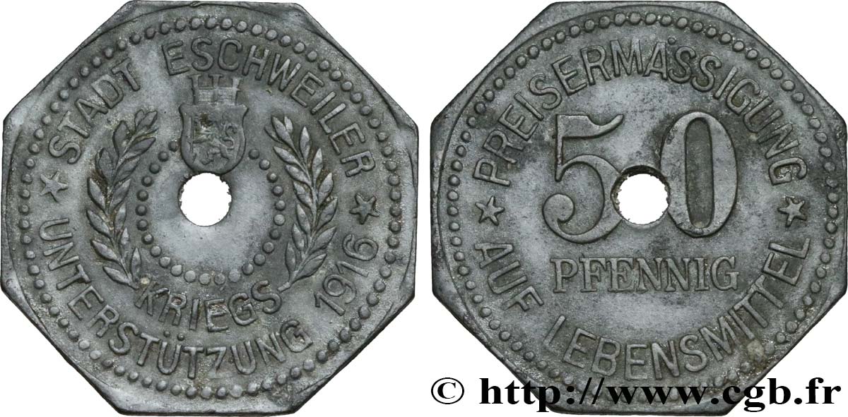 ALLEMAGNE - Notgeld 50 Pfennig 1919  SUP 