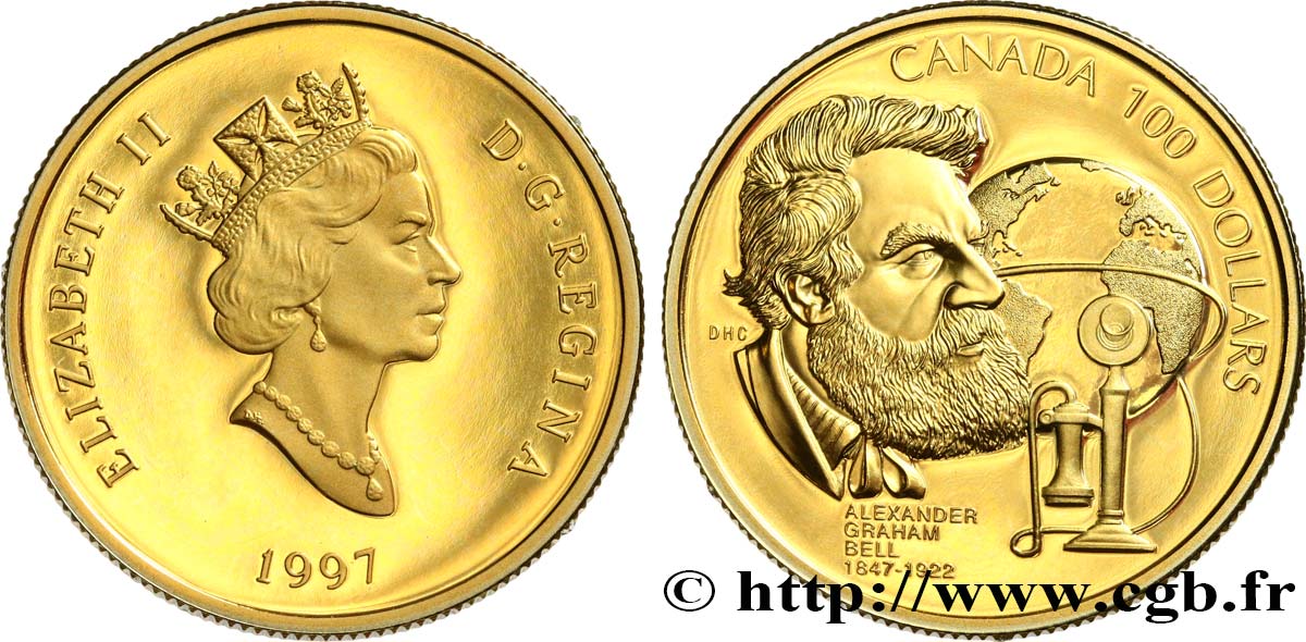 CANADA 100 Dollars Alexandre Graham Bell 1997  MS 