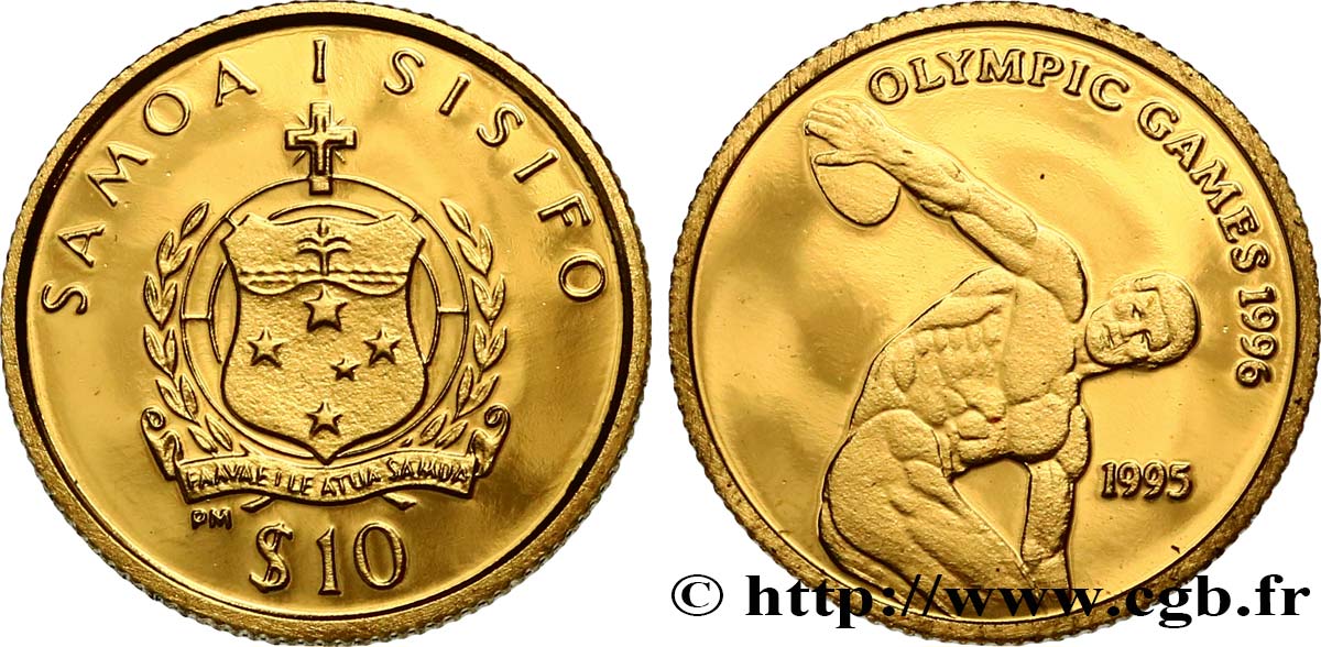 SAMOA 10 Tala Proof JO 1996 1995 MS