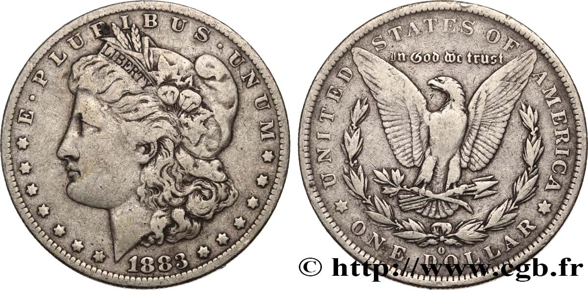 ÉTATS-UNIS D AMÉRIQUE 1 Dollar type Morgan 1883 Nouvelle-Orléans TB+ 