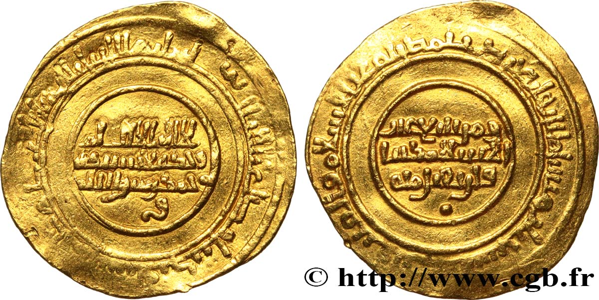 ZIRIDES - AL-MU IZZ IBN BADIS Dinar d’or 1016-1062 Tunisie, Al Qayrawan TTB+ 