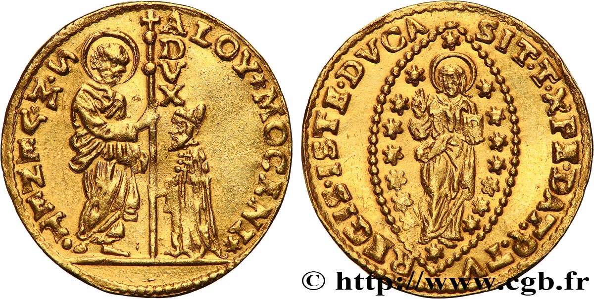 ITALIEN - VENEDIG - ALVISE I MOCENIGO (110. doge) Zecchino (Sequin) n.d. Venise VZ 