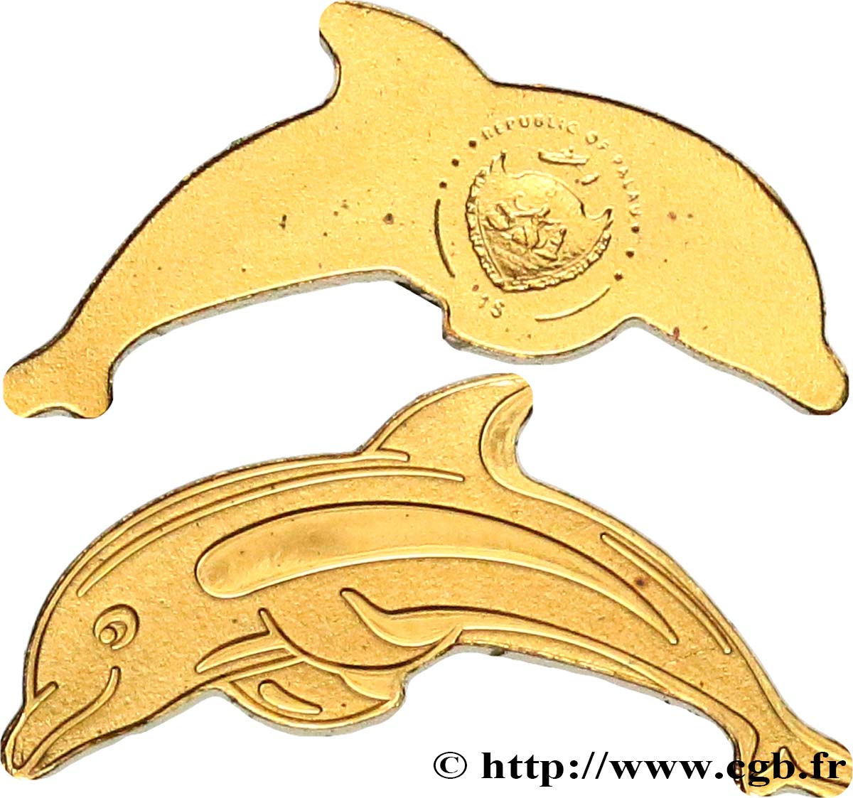 PALAU 1 Dollar Proof Dauphin (2018) FDC