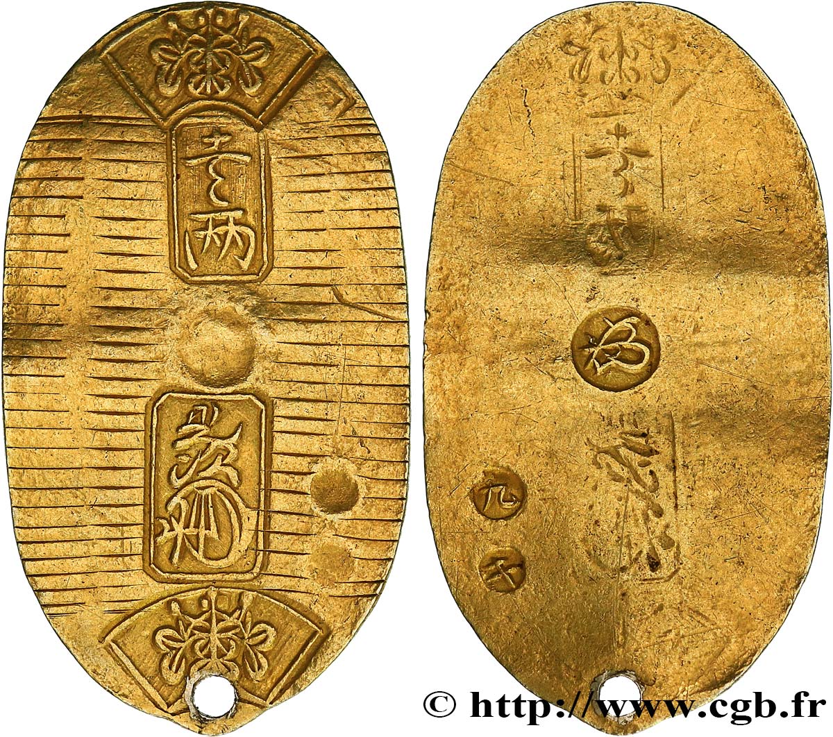 JAPóN Manen Koban ou Koban mini 1860-1867  MBC 