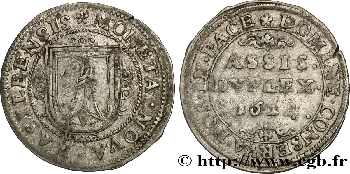 SWITZERLAND - CITY OF BASEL Double Assis 1624  VF 