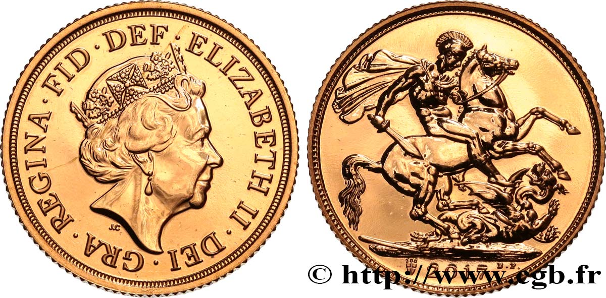 ROYAUME-UNI 1 Souverain Élisabeth II 4e effigie 2017 Royal Mint SPL 