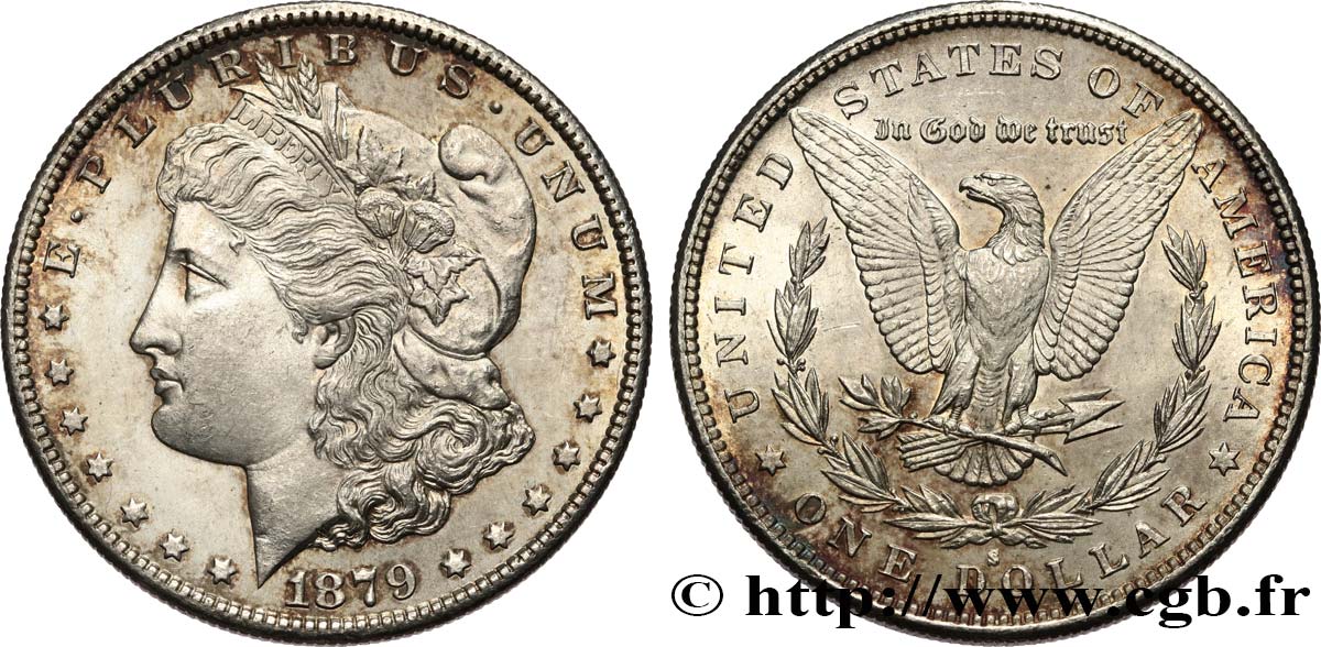 ÉTATS-UNIS D AMÉRIQUE 1 Dollar Morgan 1879 San Francisco SPL 