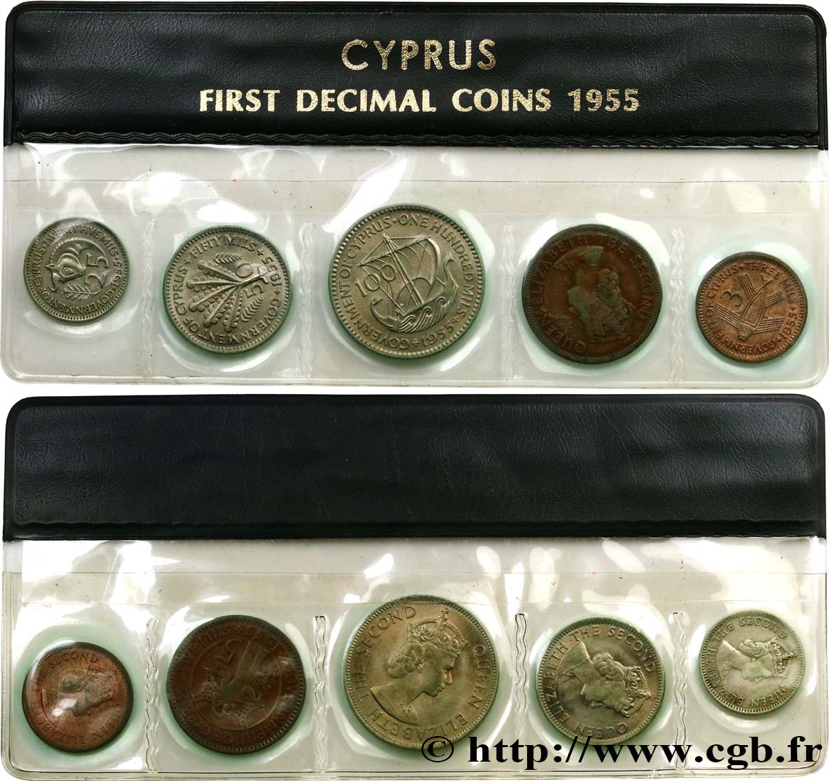 CYPRUS Série FDC 1955  MS 