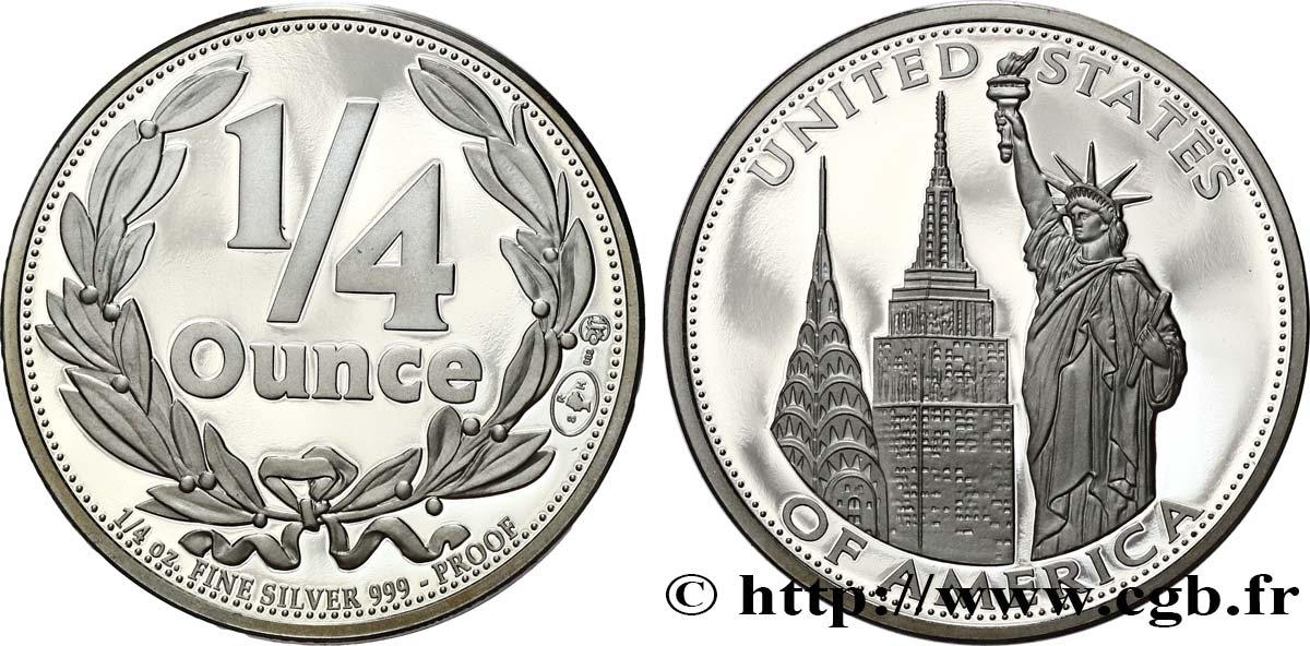 ROYAUME-UNI 1/4 ONCE - ETATS-UNIS D’AMERIQUE n.d. BE