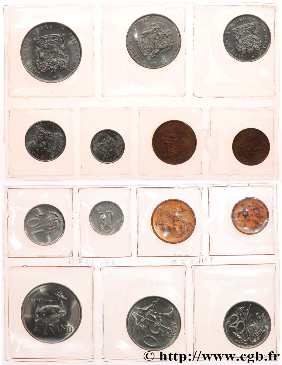 SUDAFRICA Série FDC 7 monnaies 1984  FDC 